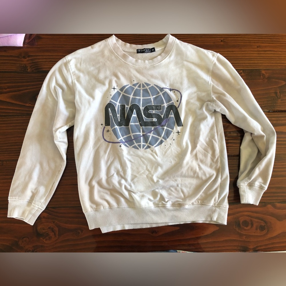Girls NASA tie-dye shirt